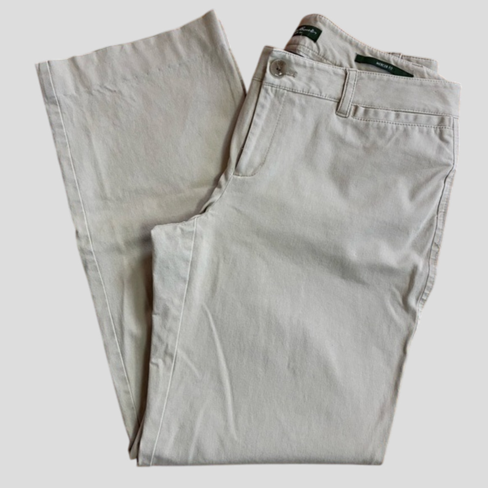 Eddie Bauer Tan Mercer Fit Stretch Straight Leg Pants